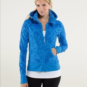 Lululemon Scuba Hoodie Paisley Cornflower